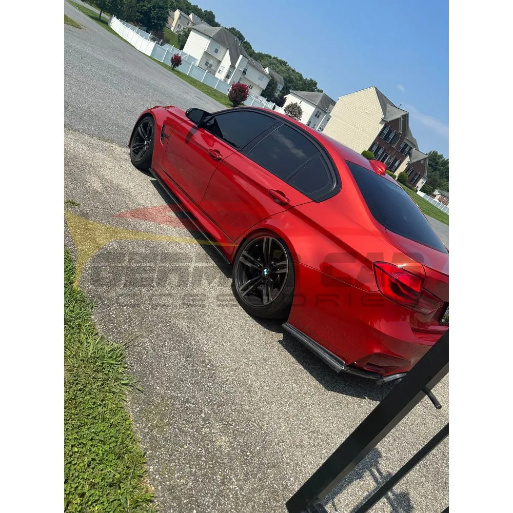 2014-2021 BMW M3/M4 Carbon Fiber Performance Side Skirt Extensions | F80/F82/F83