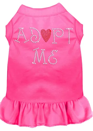 Adopt Me Rhinestone Dress Bright Pink Xxl