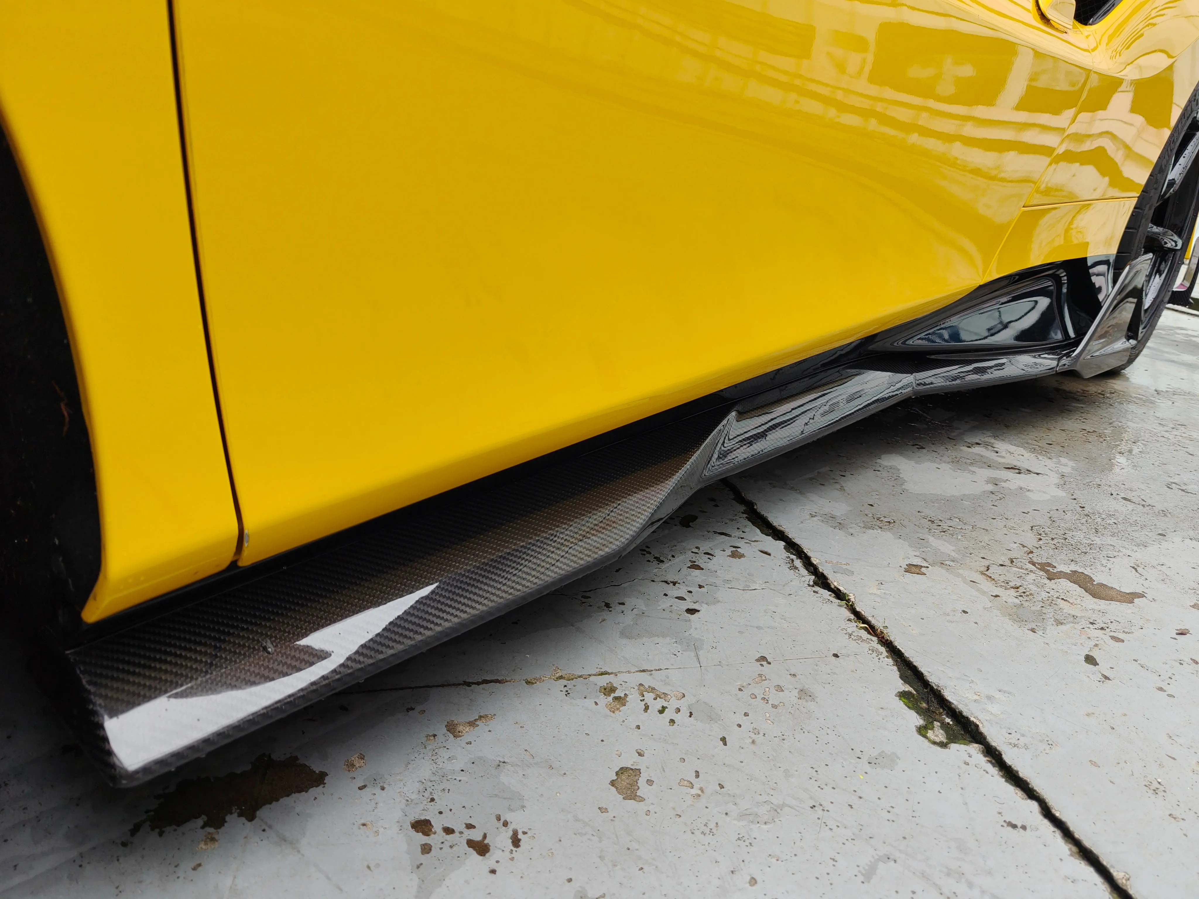 Aero Republic M Style Side Skirts for Ferrari F8 Tributo & Spider Carbon Fiber/FRP