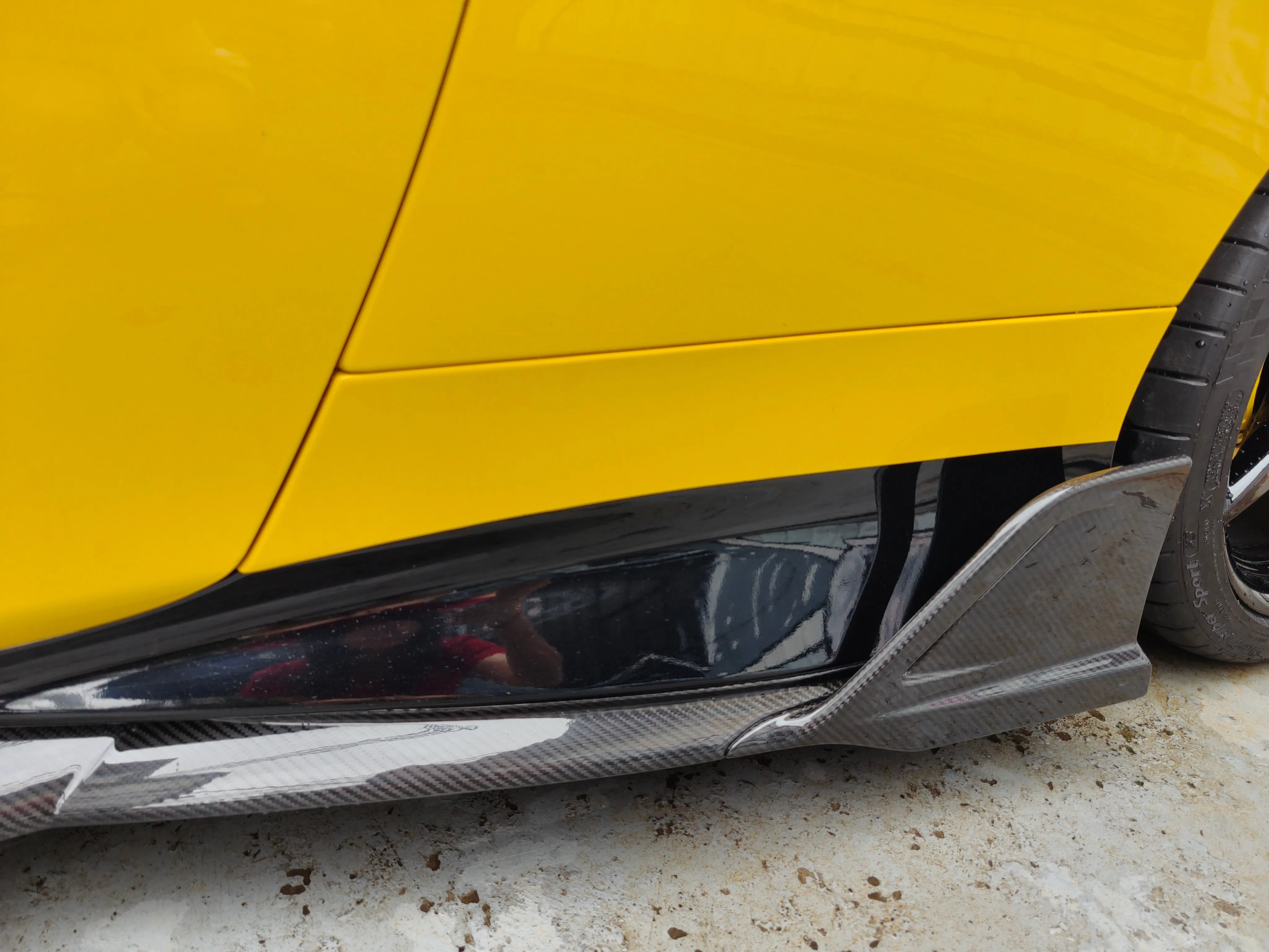 Aero Republic M Style Side Skirts for Ferrari F8 Tributo & Spider Carbon Fiber/FRP