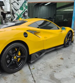 Aero Republic M Style Side Skirts for Ferrari F8 Tributo & Spider Carbon Fiber/FRP