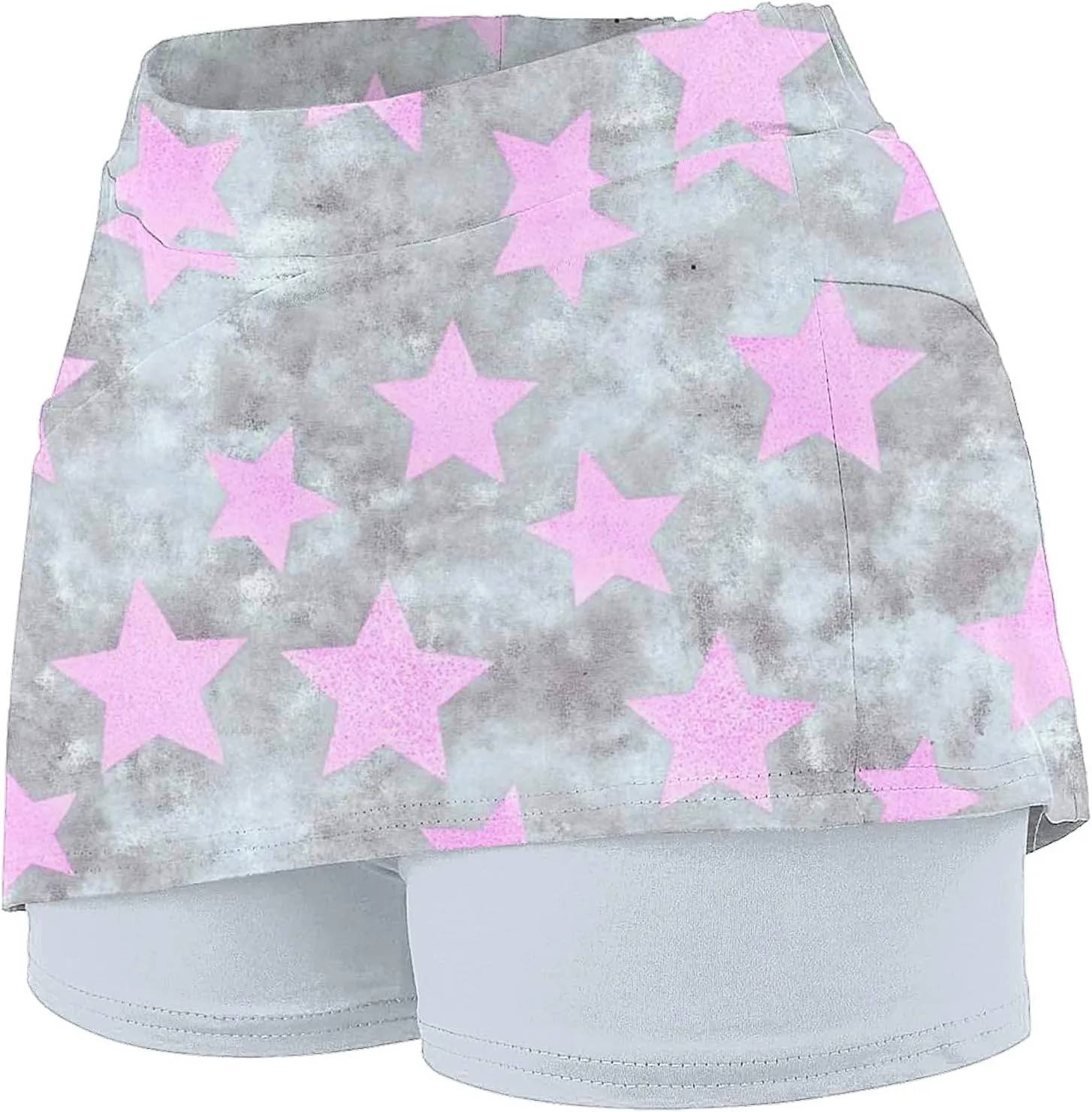 Athletic Skirt with Shorts Womens Floral Print Tennis Skirts with Pocket High Waisted Tummy Control Golf Skort