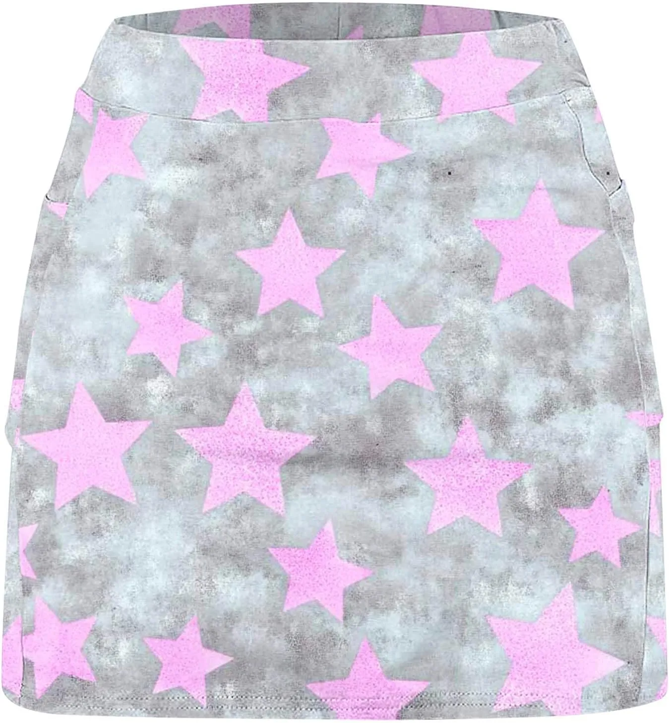 Athletic Skirt with Shorts Womens Floral Print Tennis Skirts with Pocket High Waisted Tummy Control Golf Skort