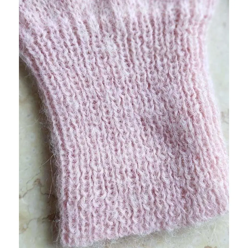 Autumn Lace Collar Mohair Sweater