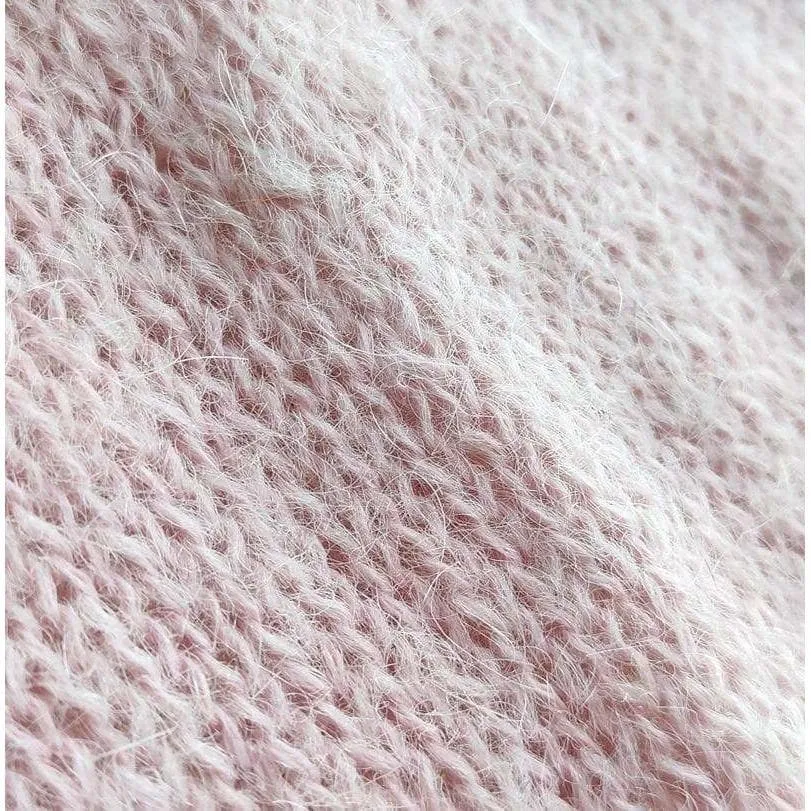 Autumn Lace Collar Mohair Sweater