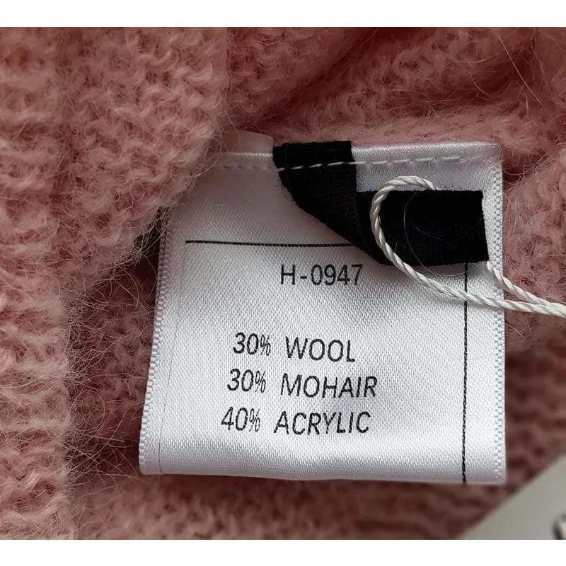 Autumn Lace Collar Mohair Sweater