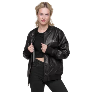 Be Ye Aware Classics Unisex Faux Leather Bomber Jackets