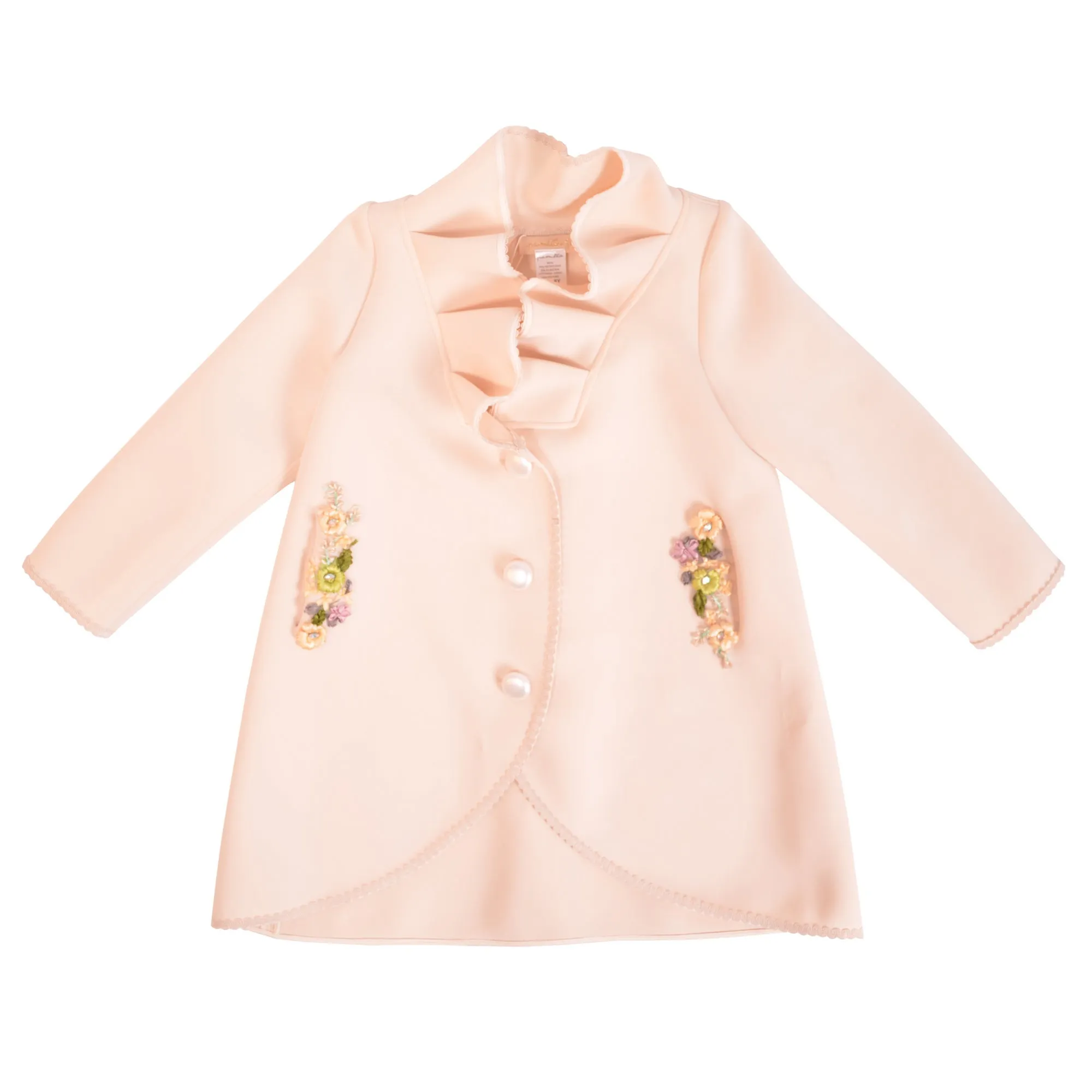 Beige Exquisite Midi Coat Coat
