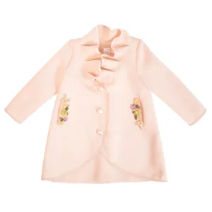 Beige Exquisite Midi Coat Coat