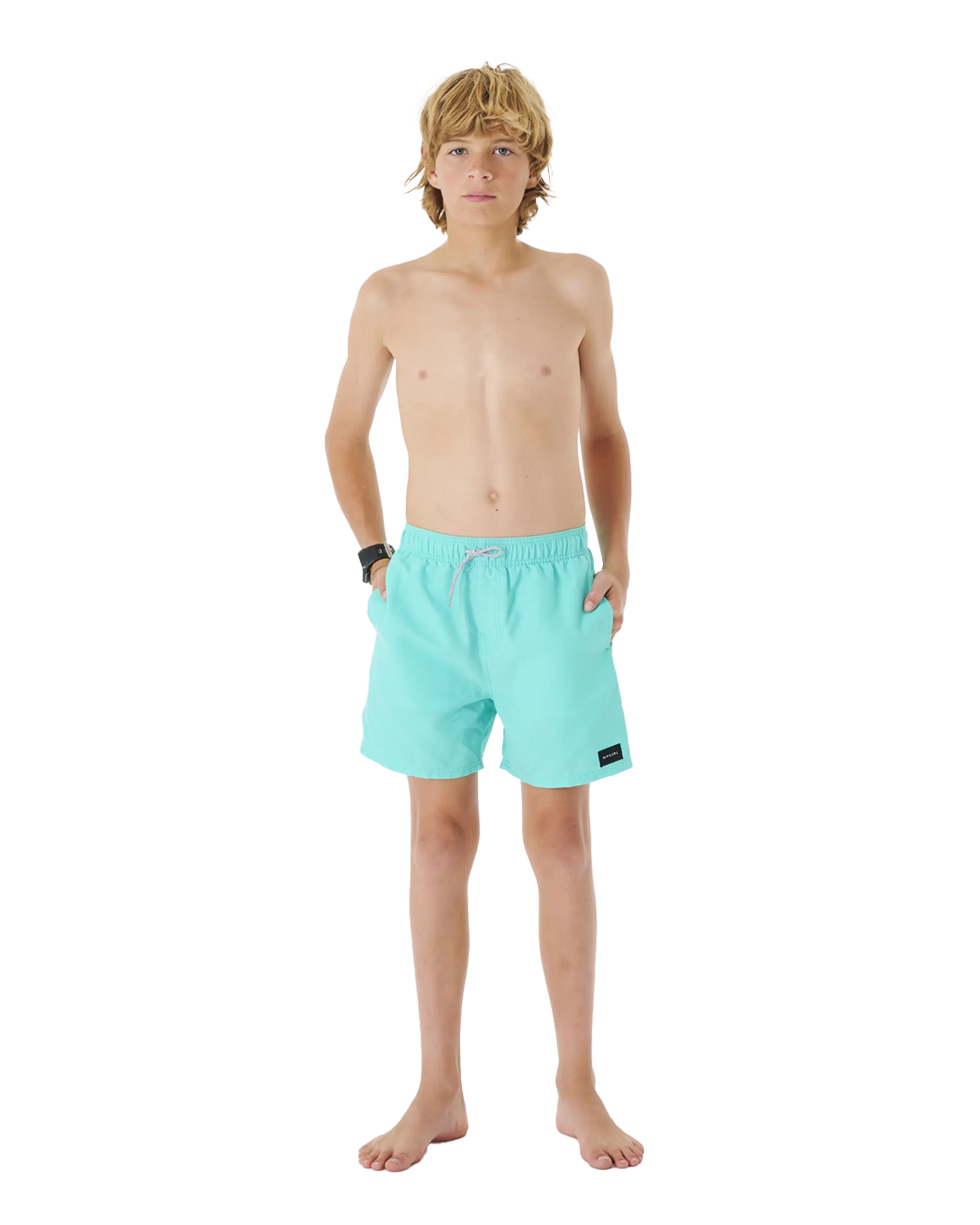 Boys Bondi Volley Shorts in Aqua