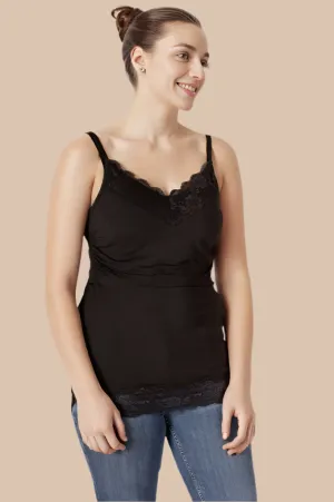 Breastfeeding Cami in Black