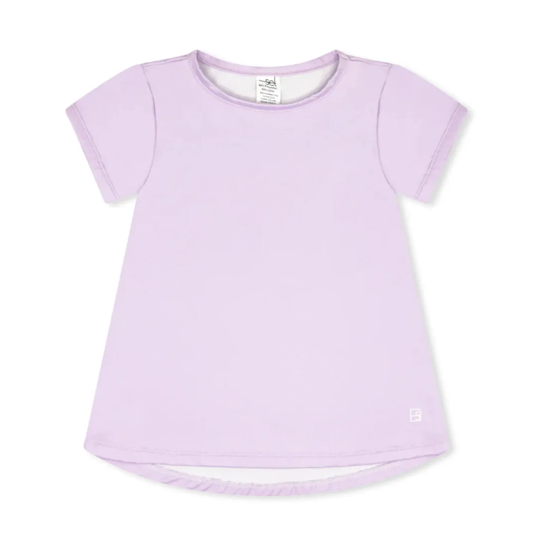 Bridget Basic Tee | Petal Purple
