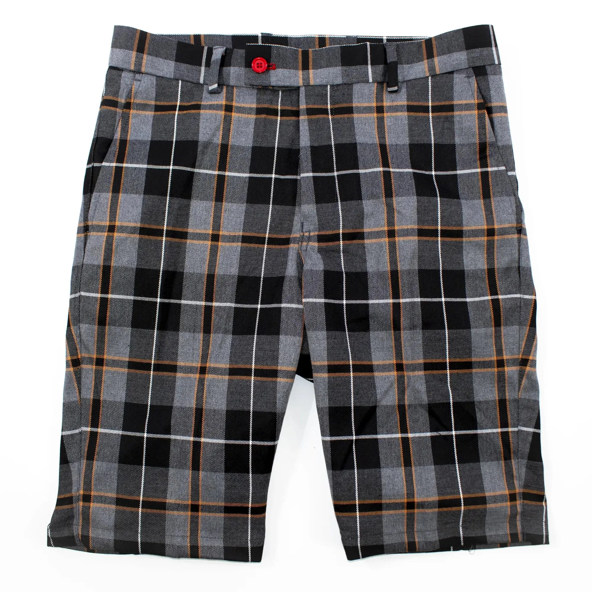 Charcoal Plaid Shorts