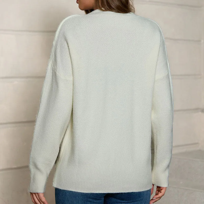 Chic Women's Long-Sleeved Sweater