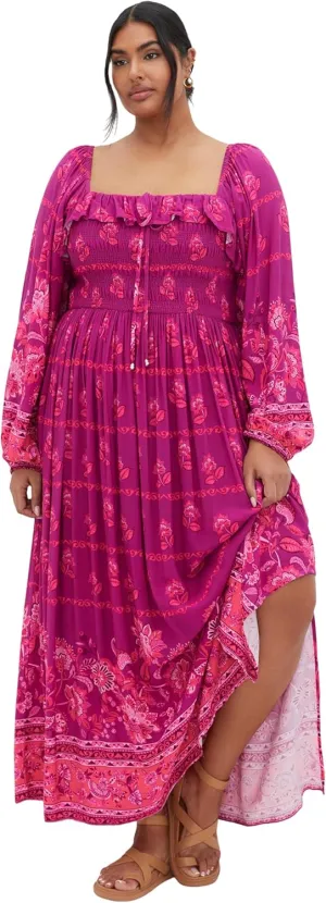 City Chic Women's Plus Size Dress-Estelle Maxi