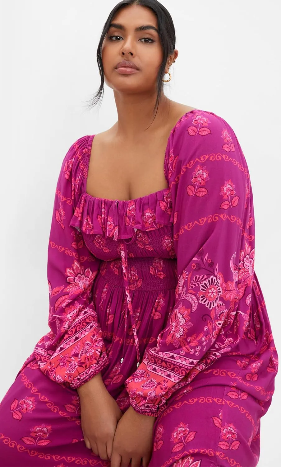 City Chic Women's Plus Size Dress-Estelle Maxi