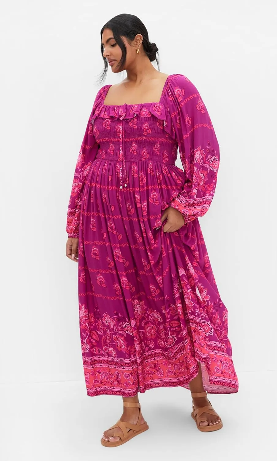 City Chic Women's Plus Size Dress-Estelle Maxi