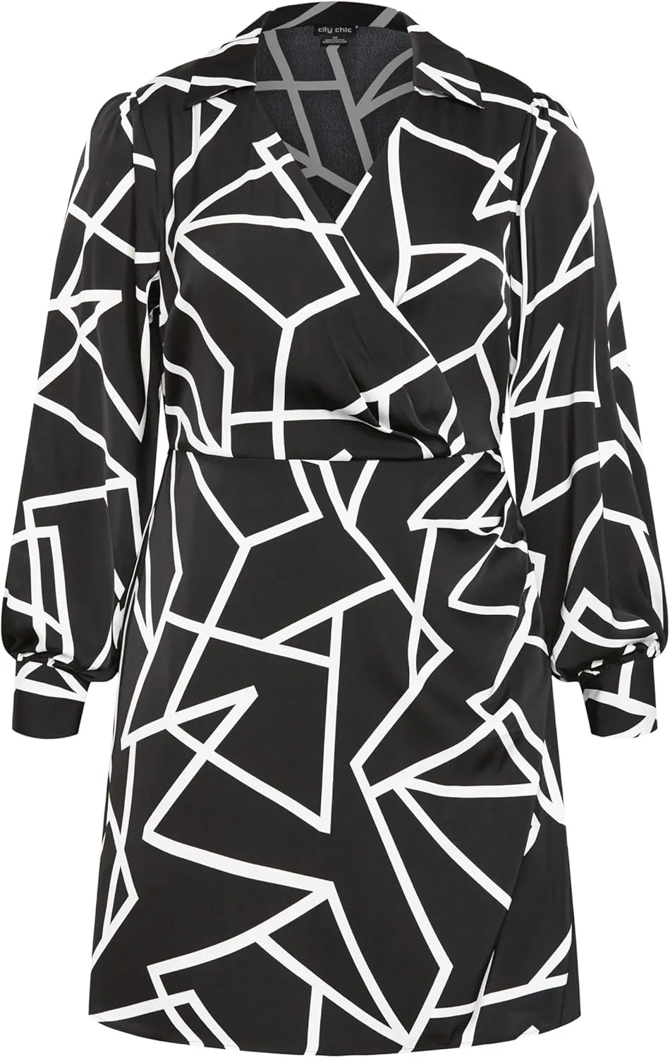 City Chic Women's Plus Size Dress Frances PRT