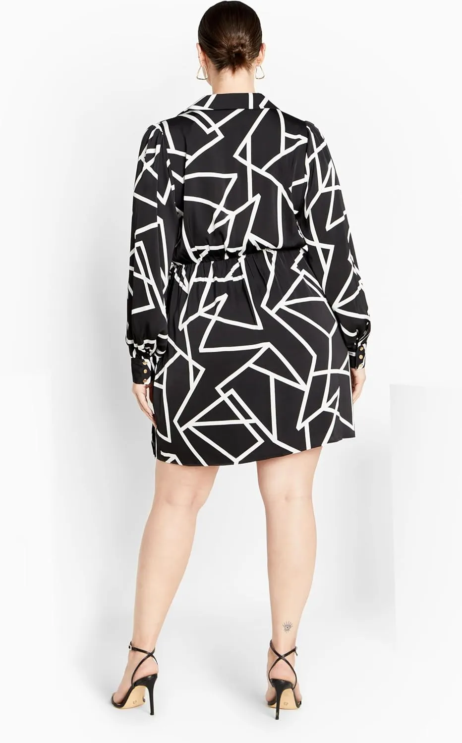 City Chic Women's Plus Size Dress Frances PRT