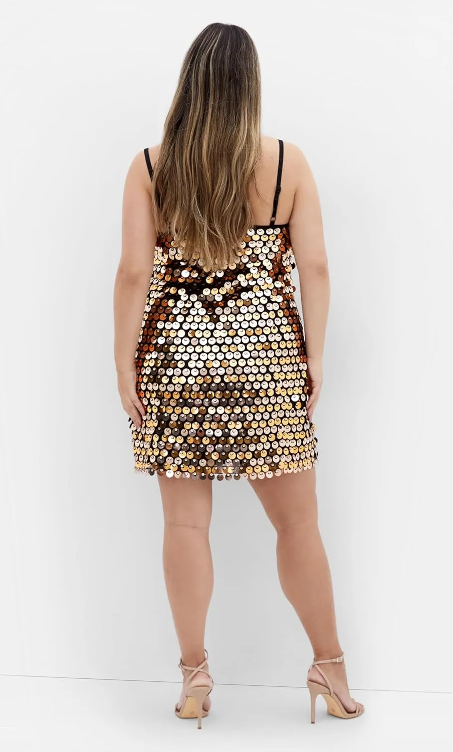 City Chic Women's Plus Size Dress-Mini Disco