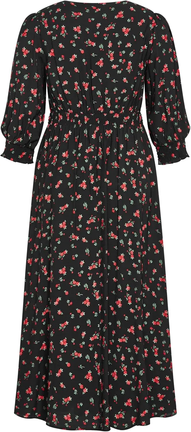 City Chic Women's Plus Size Maxi Dress - Jolene Print