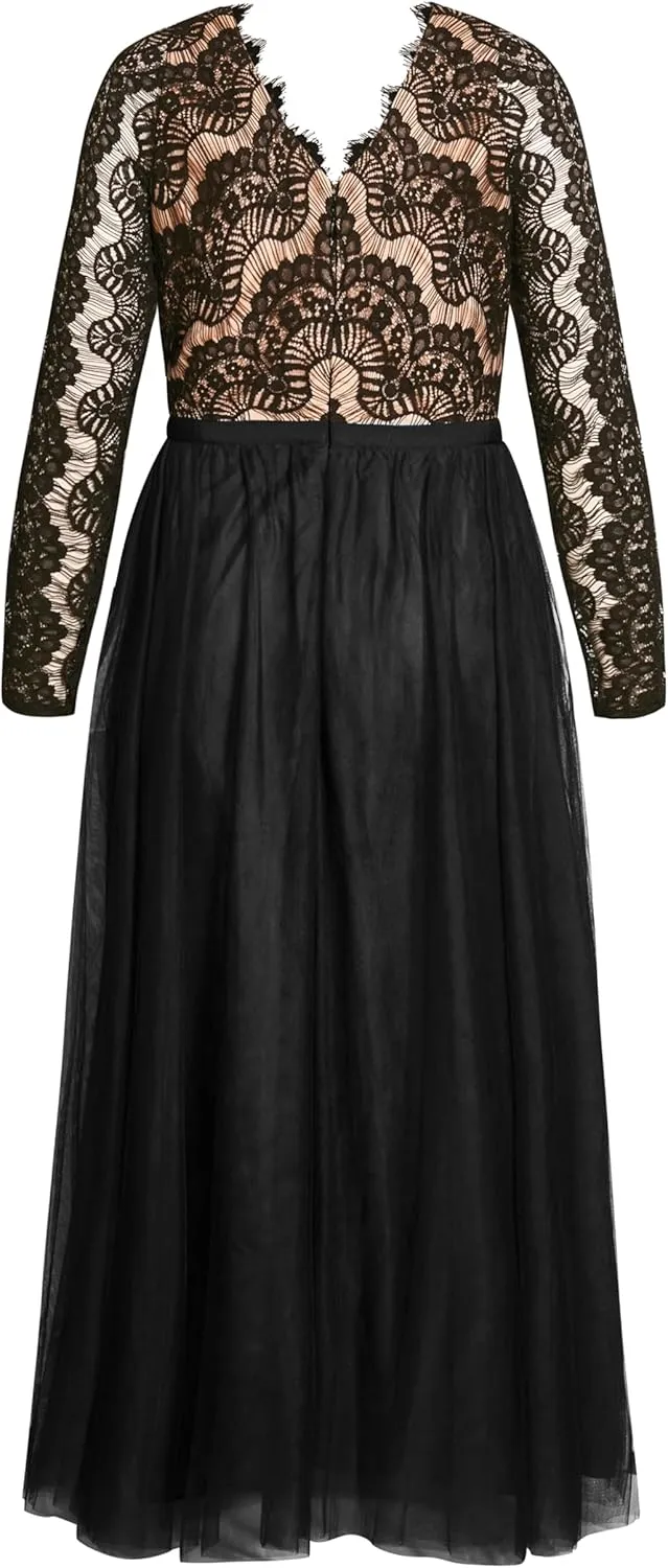 City Chic Women's Plus Size Maxi Dress - Rare Beauty