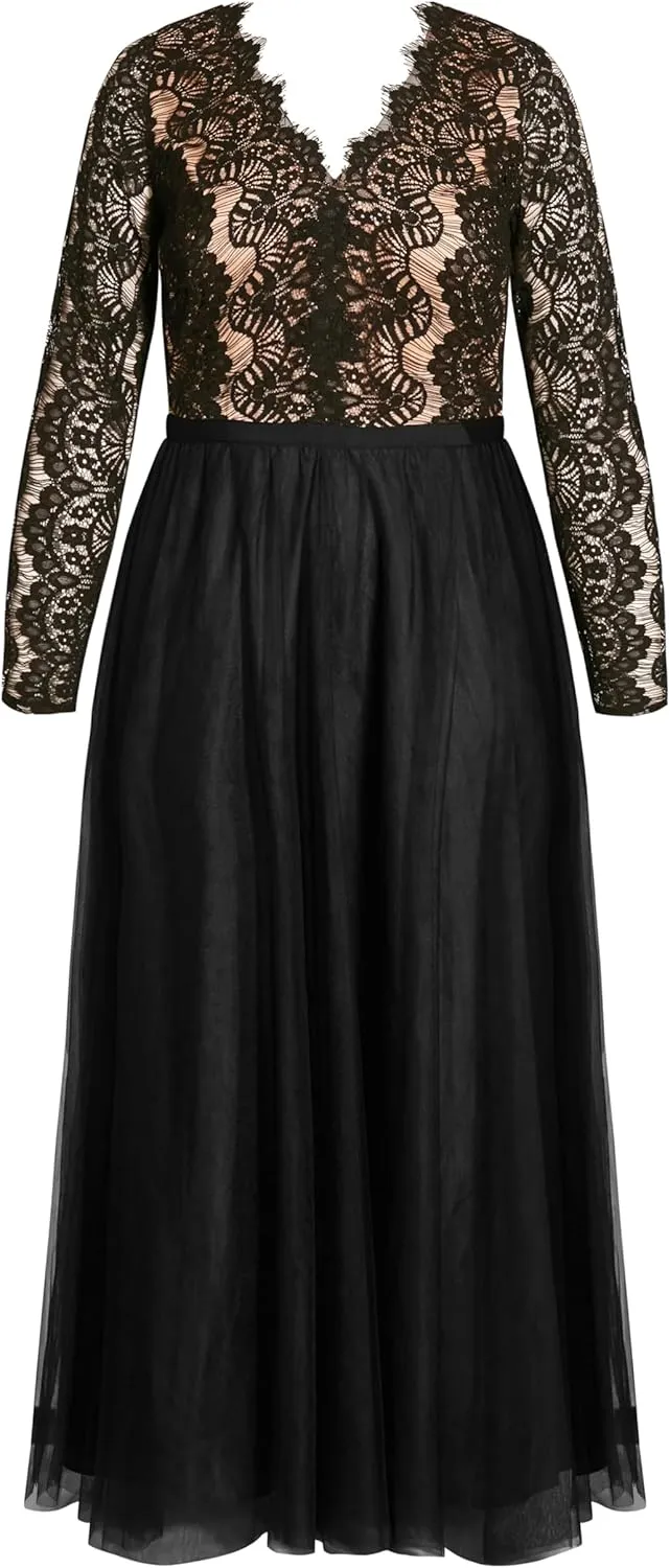 City Chic Women's Plus Size Maxi Dress - Rare Beauty