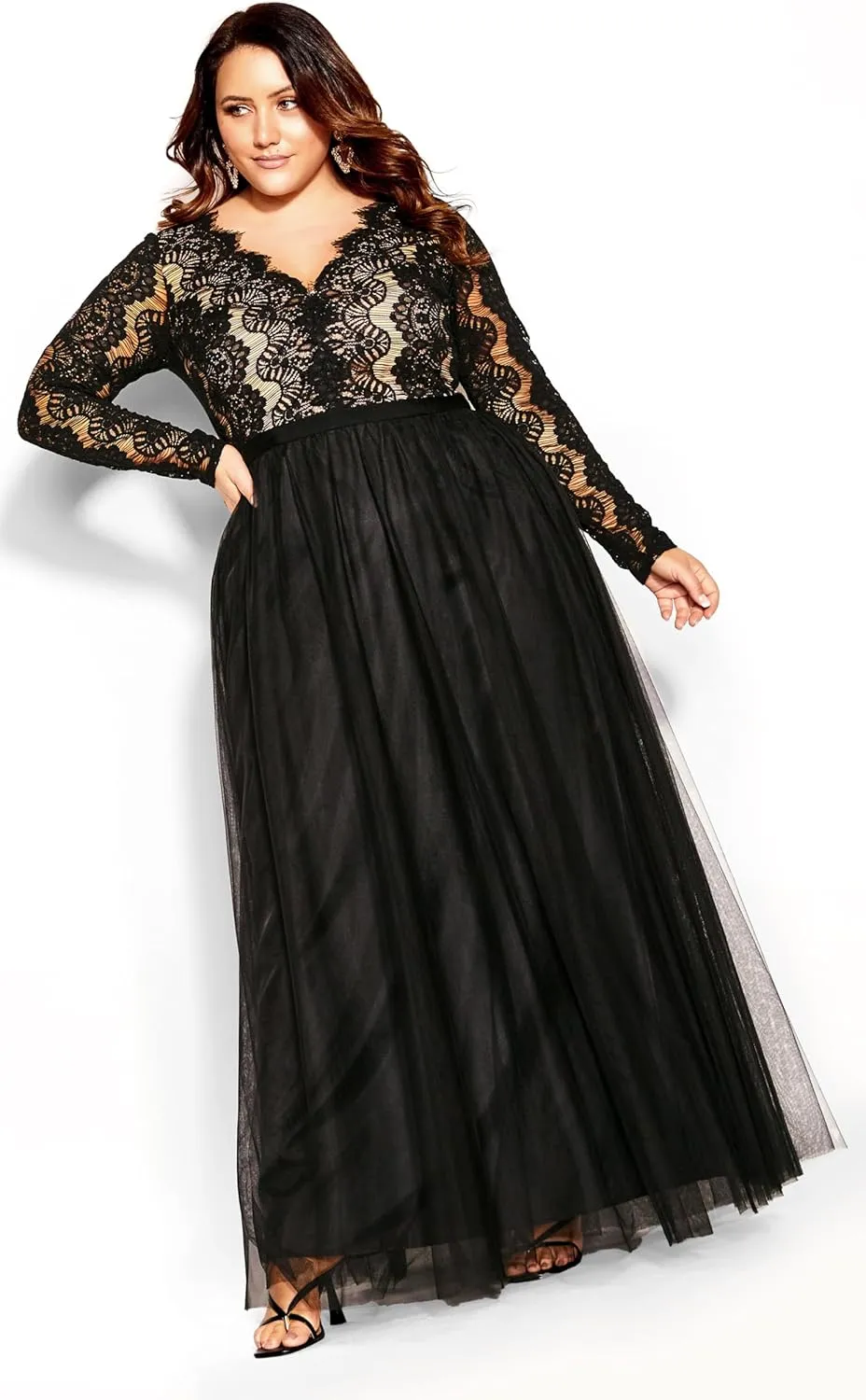 City Chic Women's Plus Size Maxi Dress - Rare Beauty