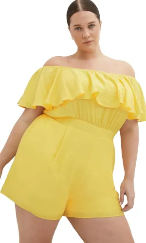 City Chic Women's Plus Size Serene Playsuit