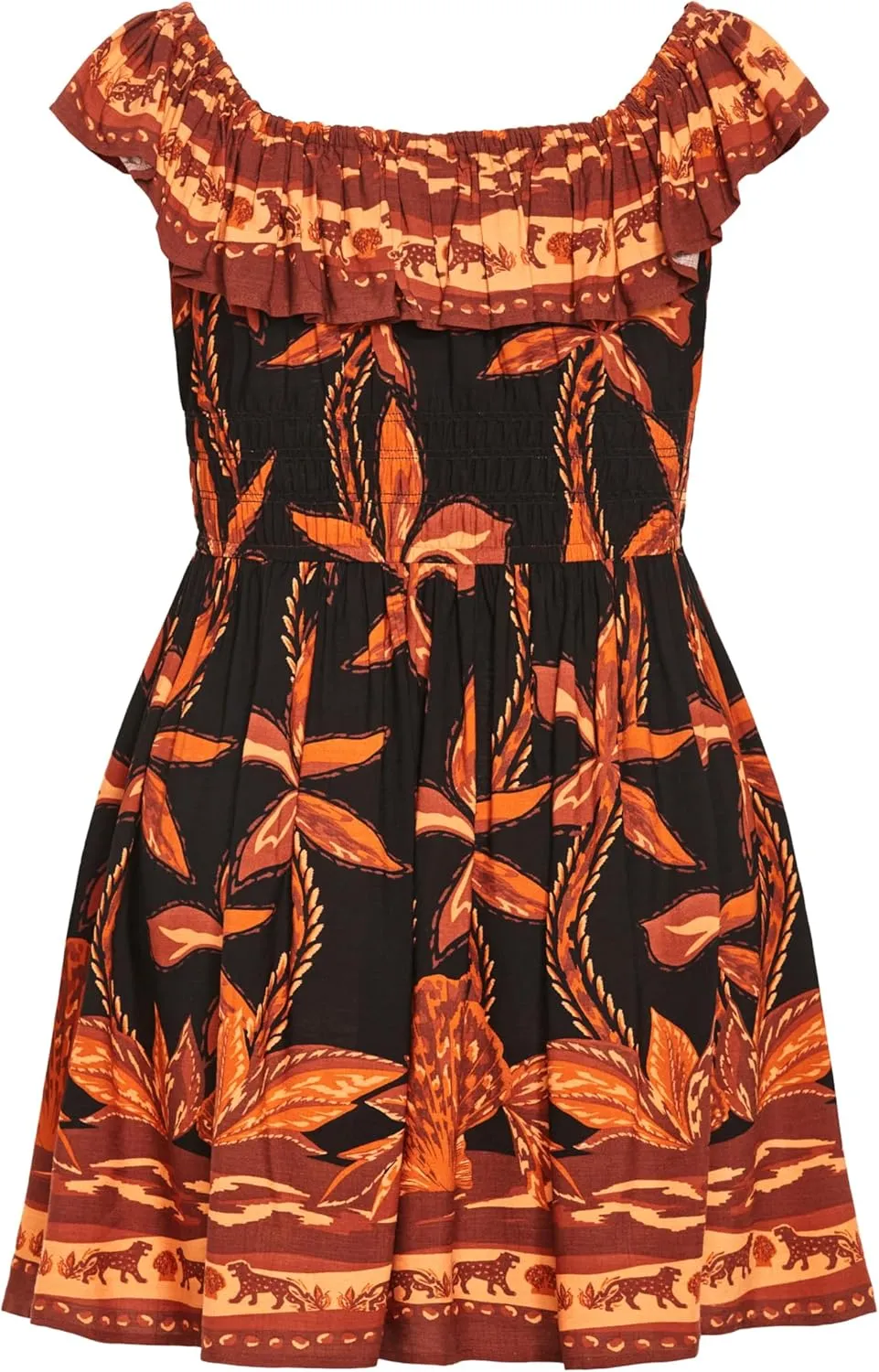 City Chic Women's Tahitian Border Dress