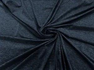 Dark Denim Blue 58/60" Wide Cotton Jersey Spandex Knit Blend 95% Cotton 5 percent Spandex/Stretch Fabric/Costume