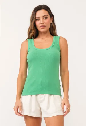 Dear John: Paula Tank in Green Flare