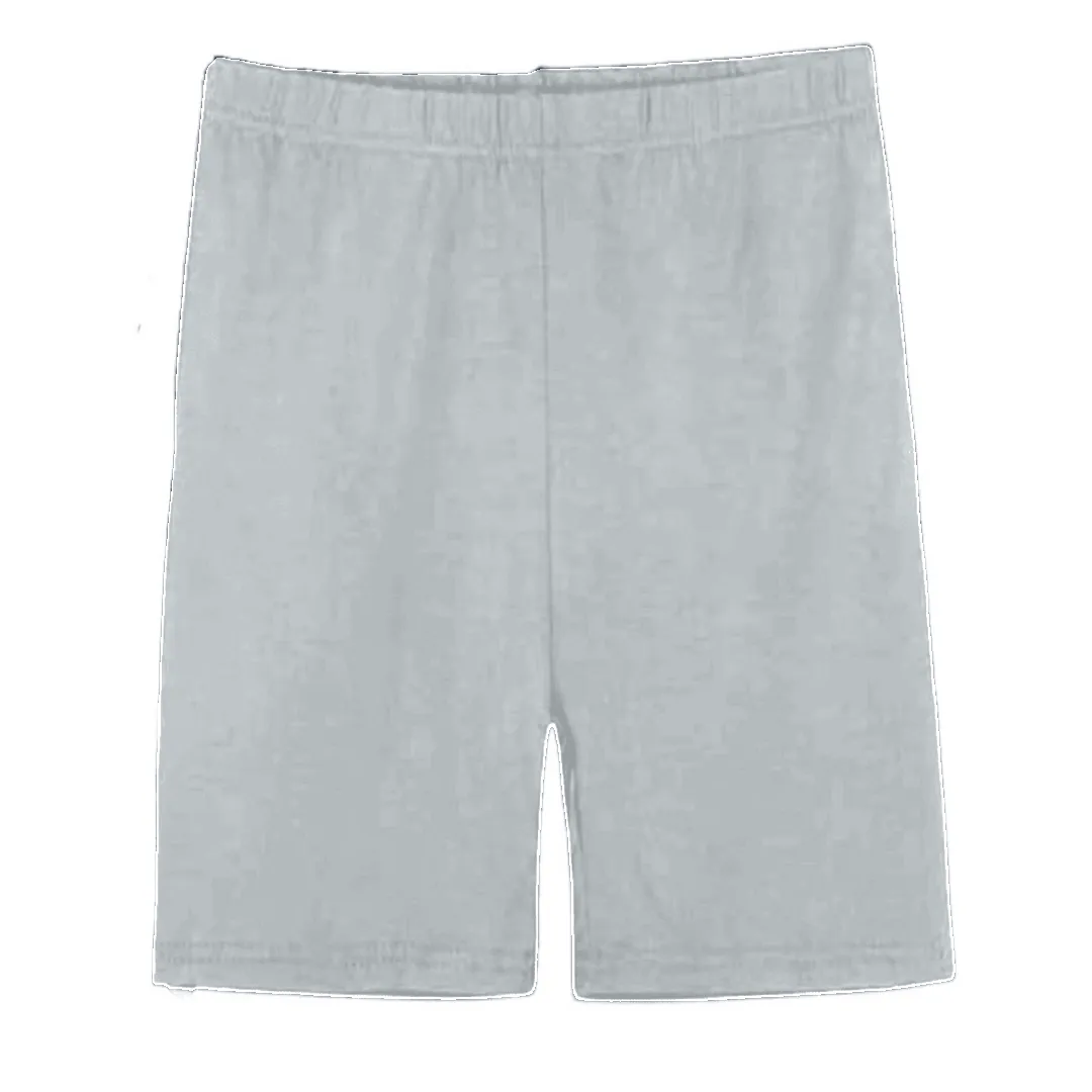 East Gate Christian Academy -Junior's/ Young Women -  Cotton Bike Shorts  - Heather Grey