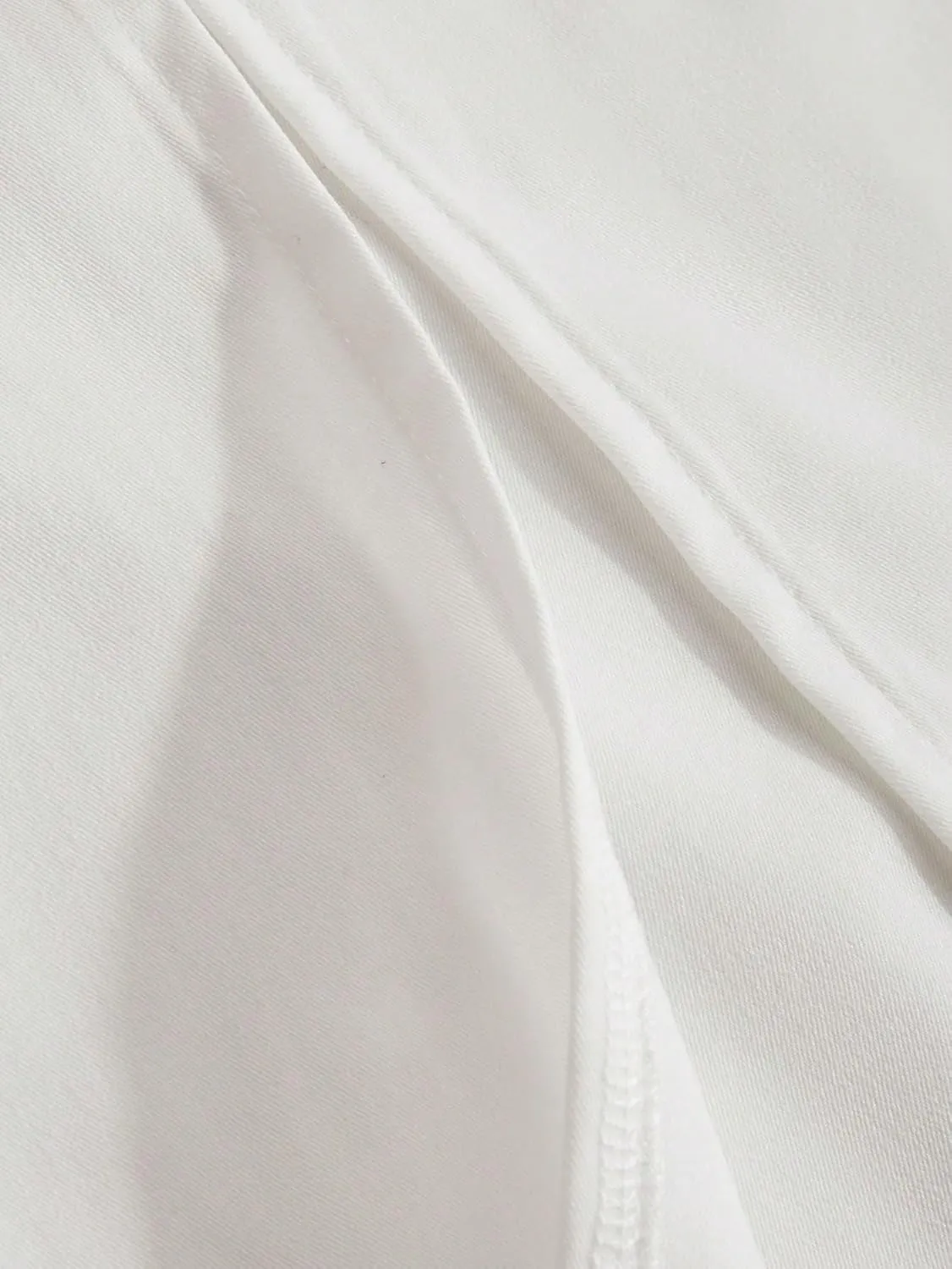 ELDINA Women's 2024 Casual Long Skirt Casual White A-Line Skirt