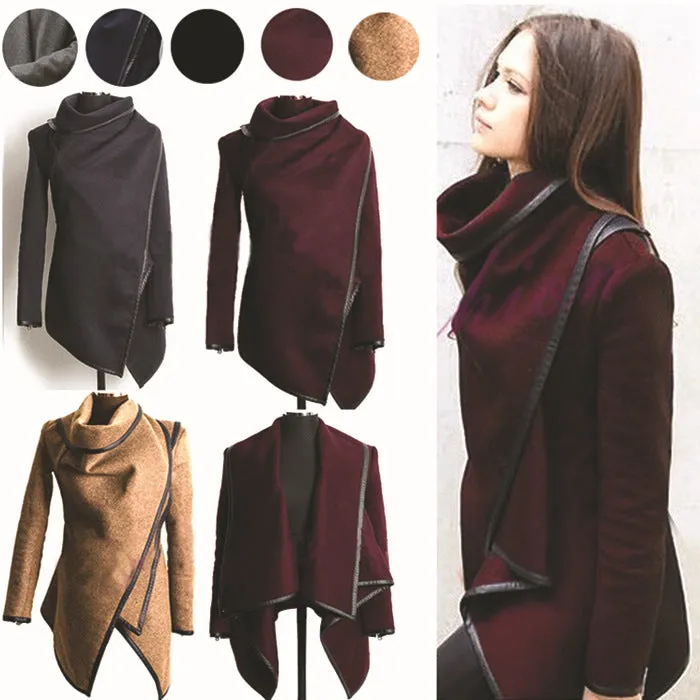 Europe Slim Look Elegant Niche Wool Coat Windbreaker Women Popular Outerwear
