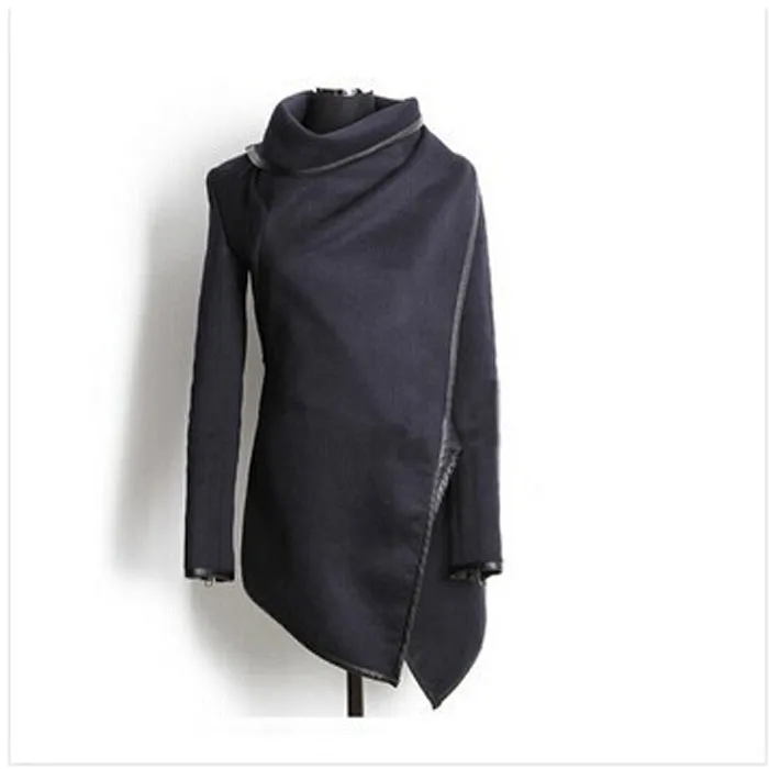 Europe Slim Look Elegant Niche Wool Coat Windbreaker Women Popular Outerwear