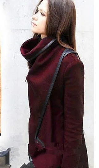 Europe Slim Look Elegant Niche Wool Coat Windbreaker Women Popular Outerwear