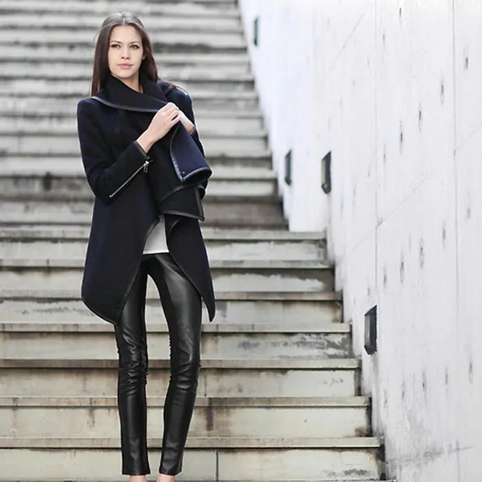 Europe Slim Look Elegant Niche Wool Coat Windbreaker Women Popular Outerwear