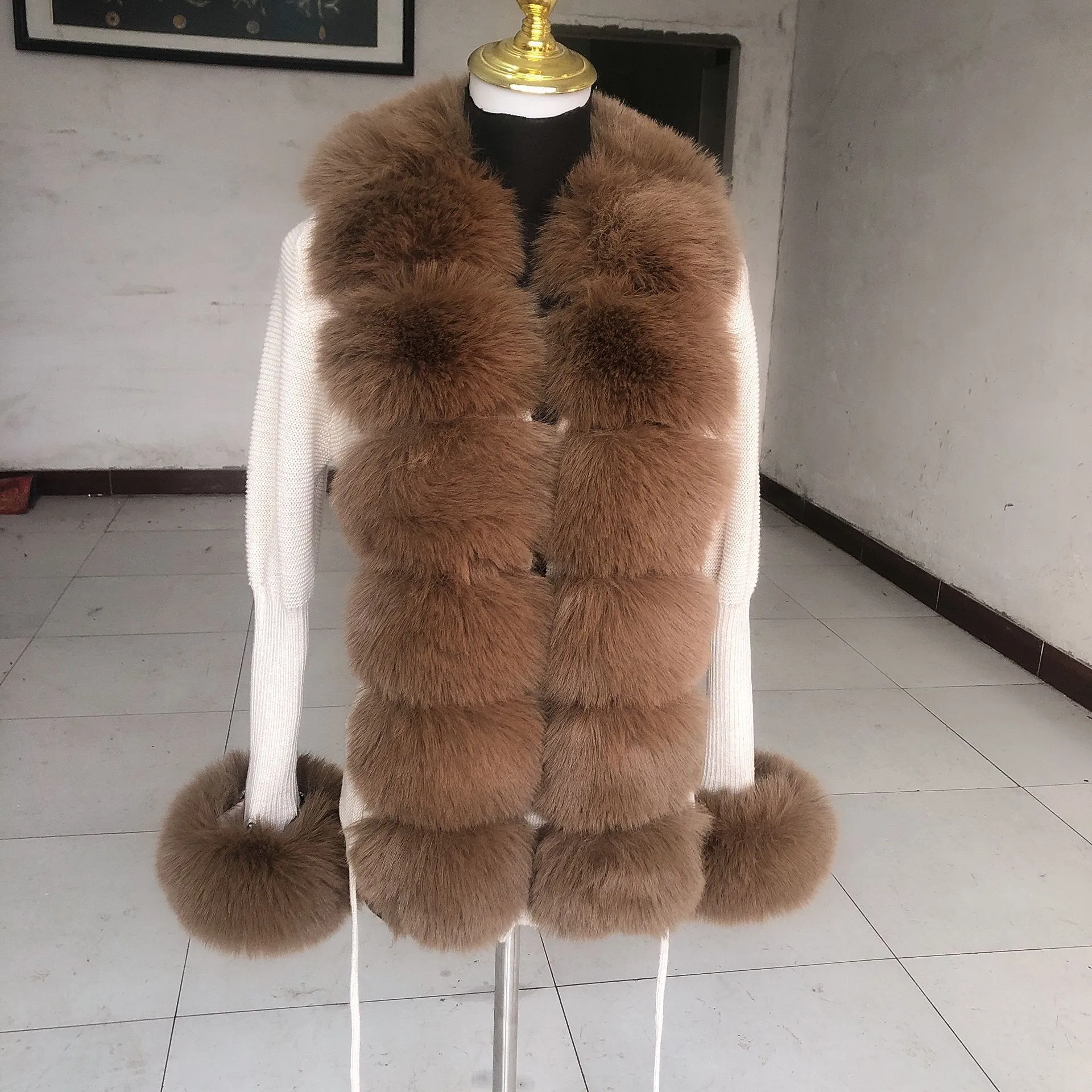 Faux Fur Elegant Coat