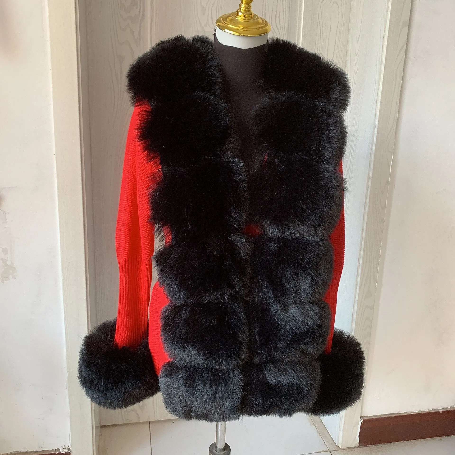 Faux Fur Elegant Coat