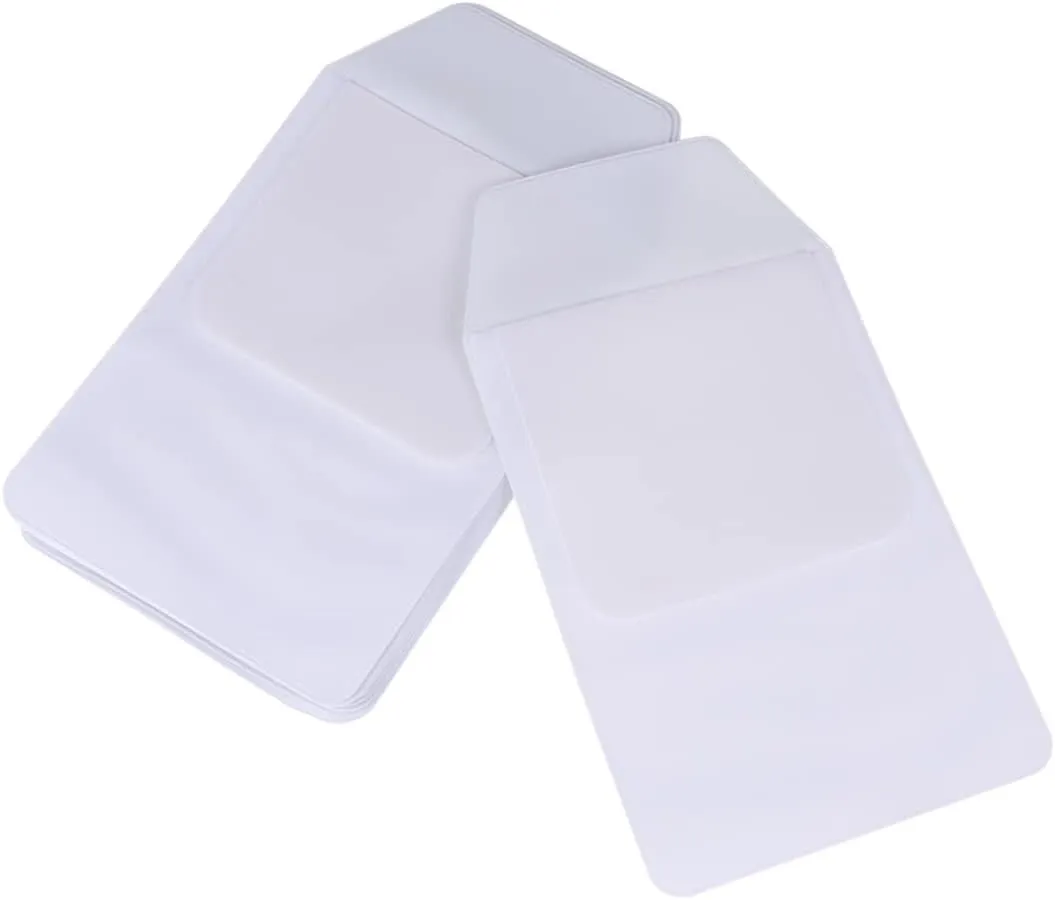 Gadpiparty 10Pcs Transparent PVC Leak Pocket Protector Pen Bag for Nurses Doctors White for Keeping Clean and Organized for Stationery Storage