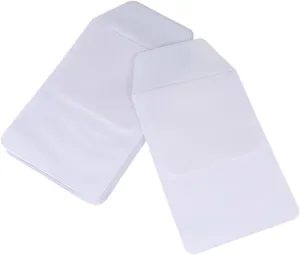 Gadpiparty 10Pcs Transparent PVC Leak Pocket Protector Pen Bag for Nurses Doctors White for Keeping Clean and Organized for Stationery Storage