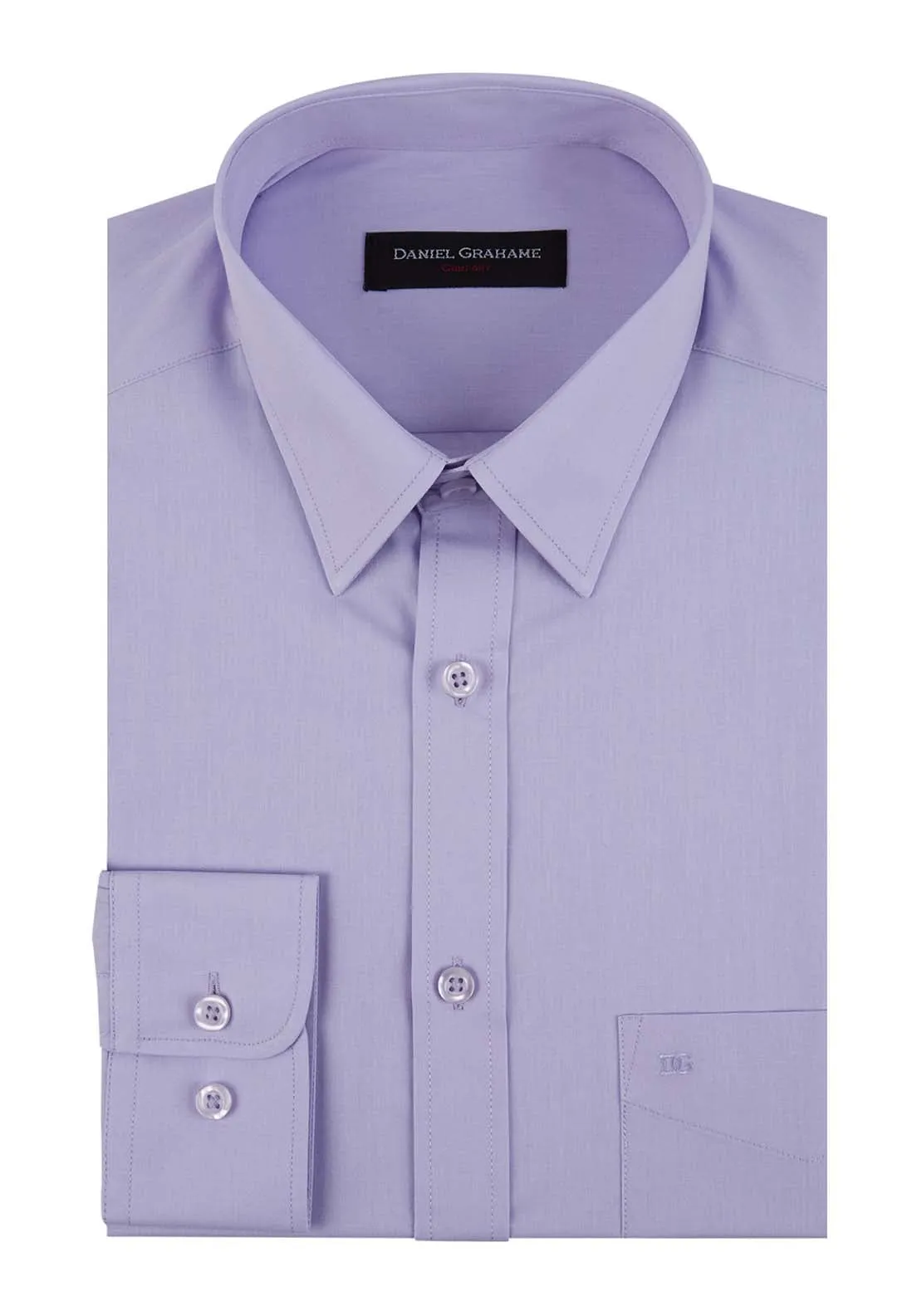 Geneva Plain Shirt - Lilac