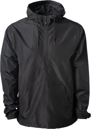 Global Blank Men's Lightweight Packable Windbreaker Jacket Water Reistant Zip Up Hoodie for Men
