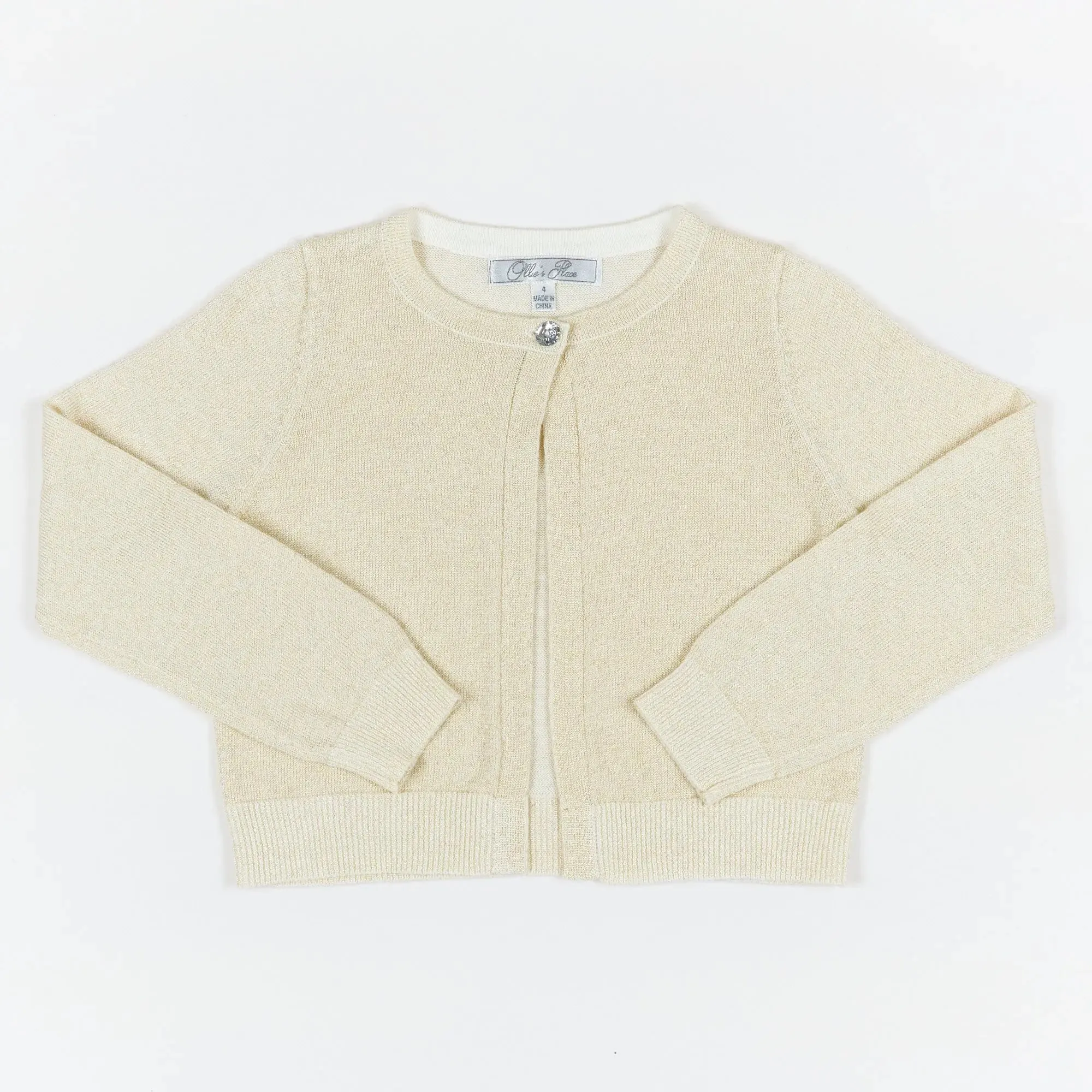 Gold Lurex Cardigan
