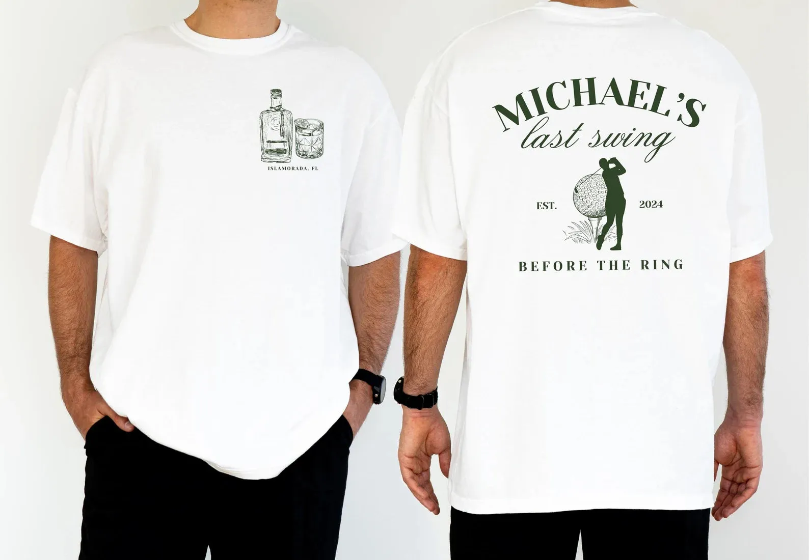 Golf Bachelor Party Shirts