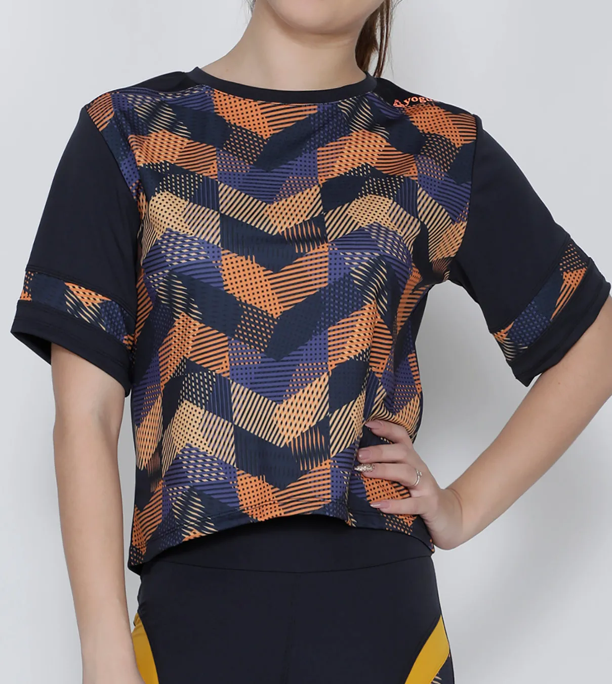 Graphite CrissCross Crop Top
