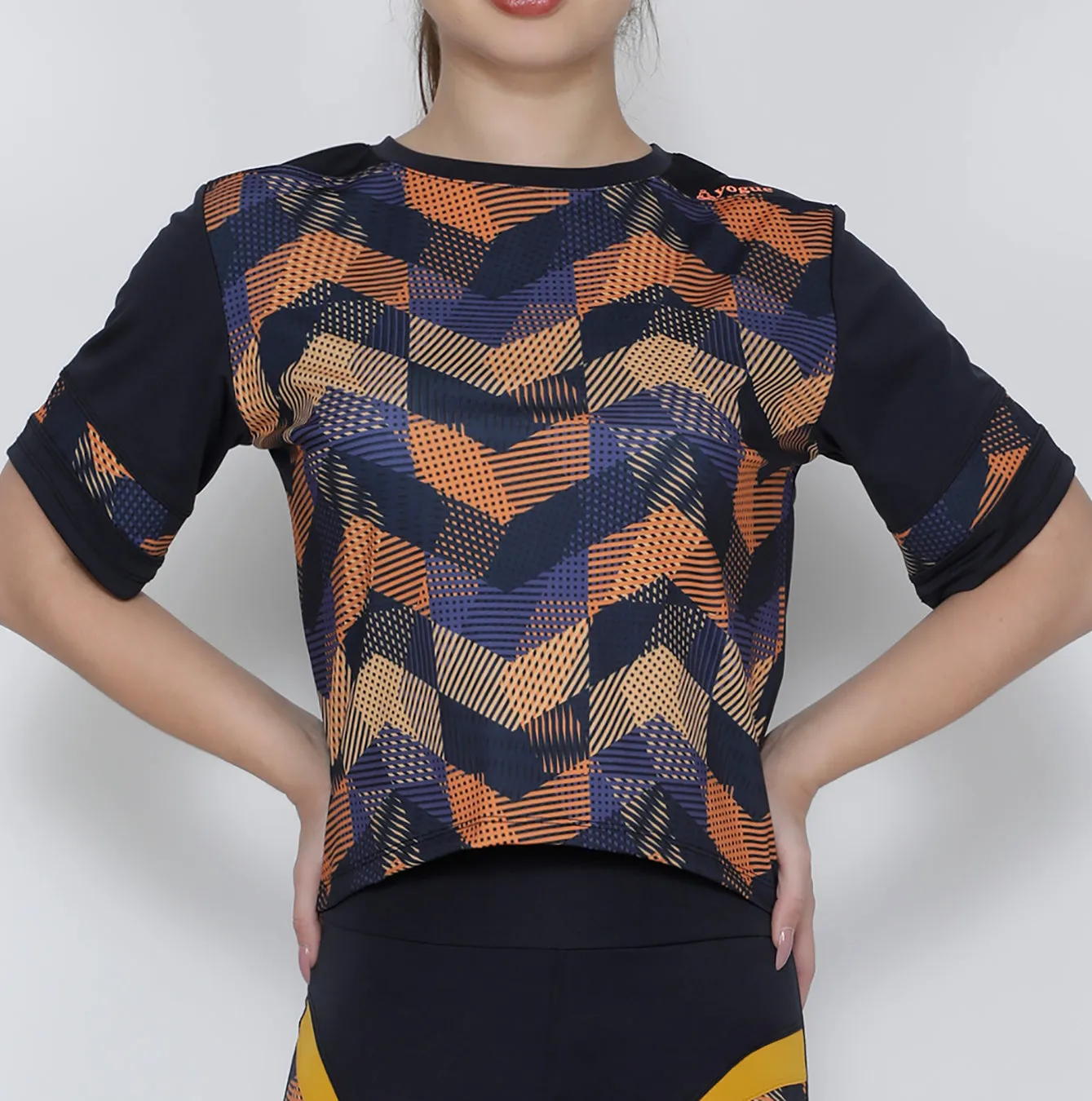 Graphite CrissCross Crop Top