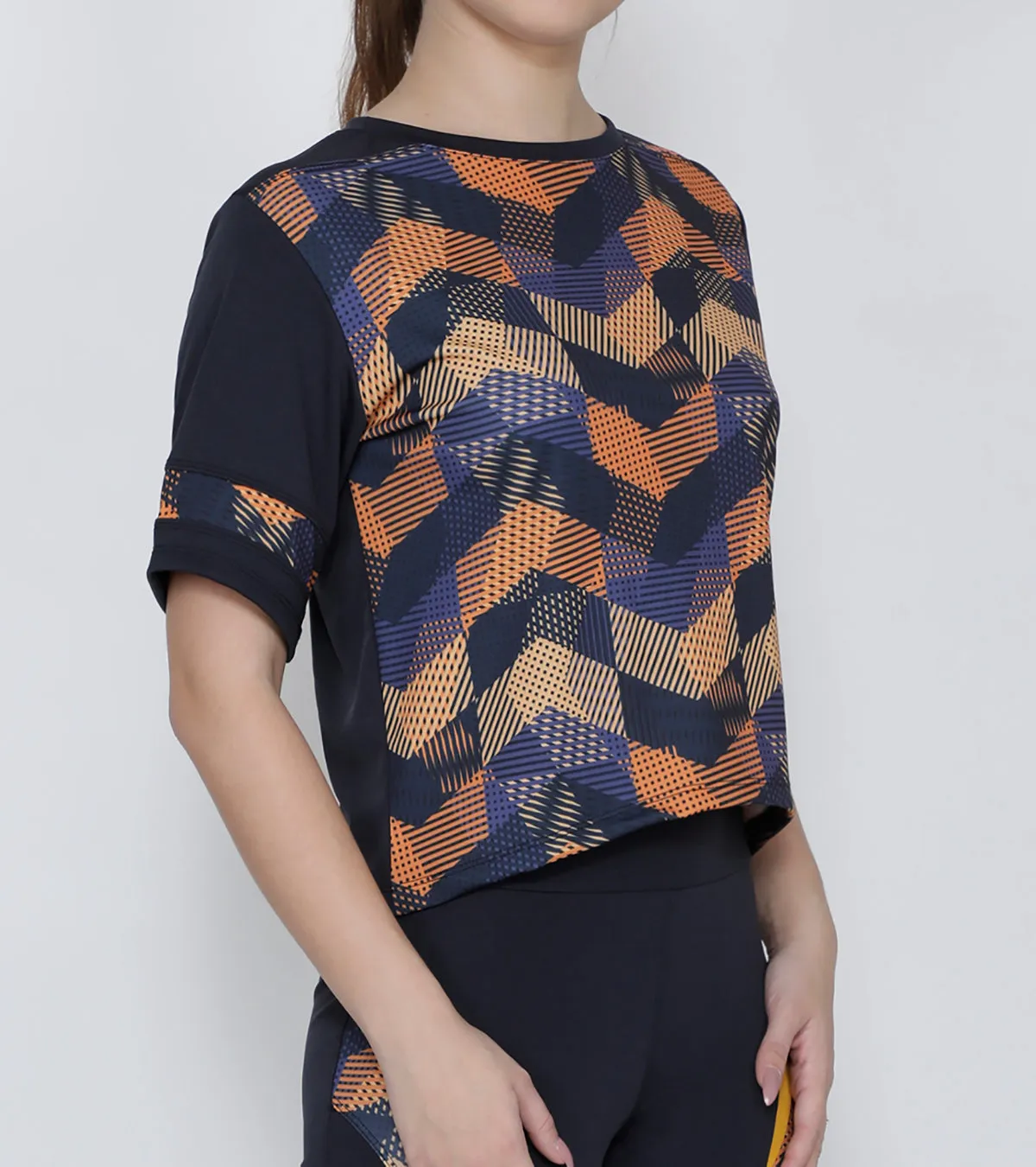 Graphite CrissCross Crop Top