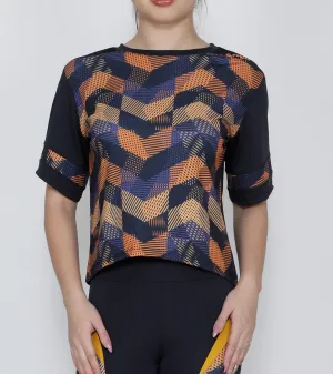 Graphite CrissCross Crop Top